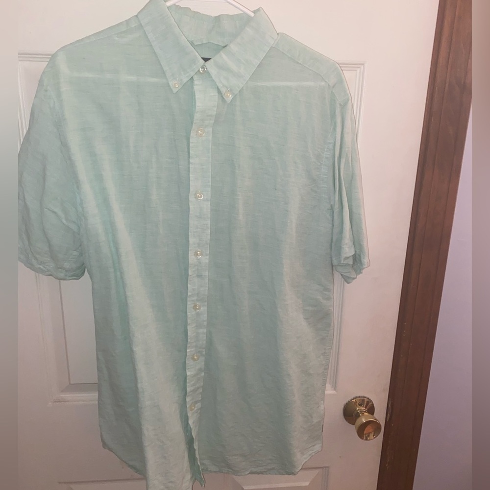 Men’s Chaps - Linen Cotton Short Sleeve Polo